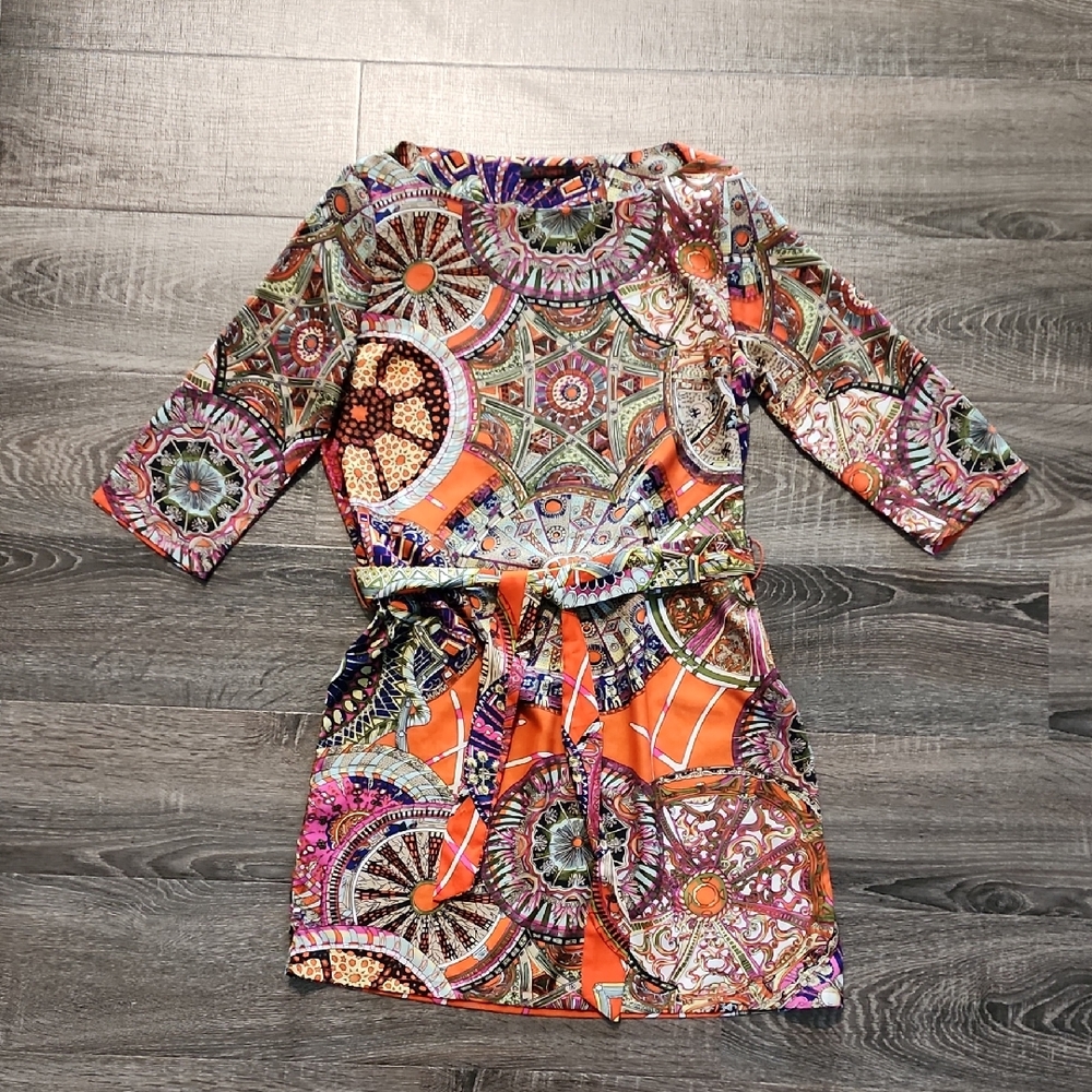 🌹 Xtaren Silky Print Mini Dress 🌹